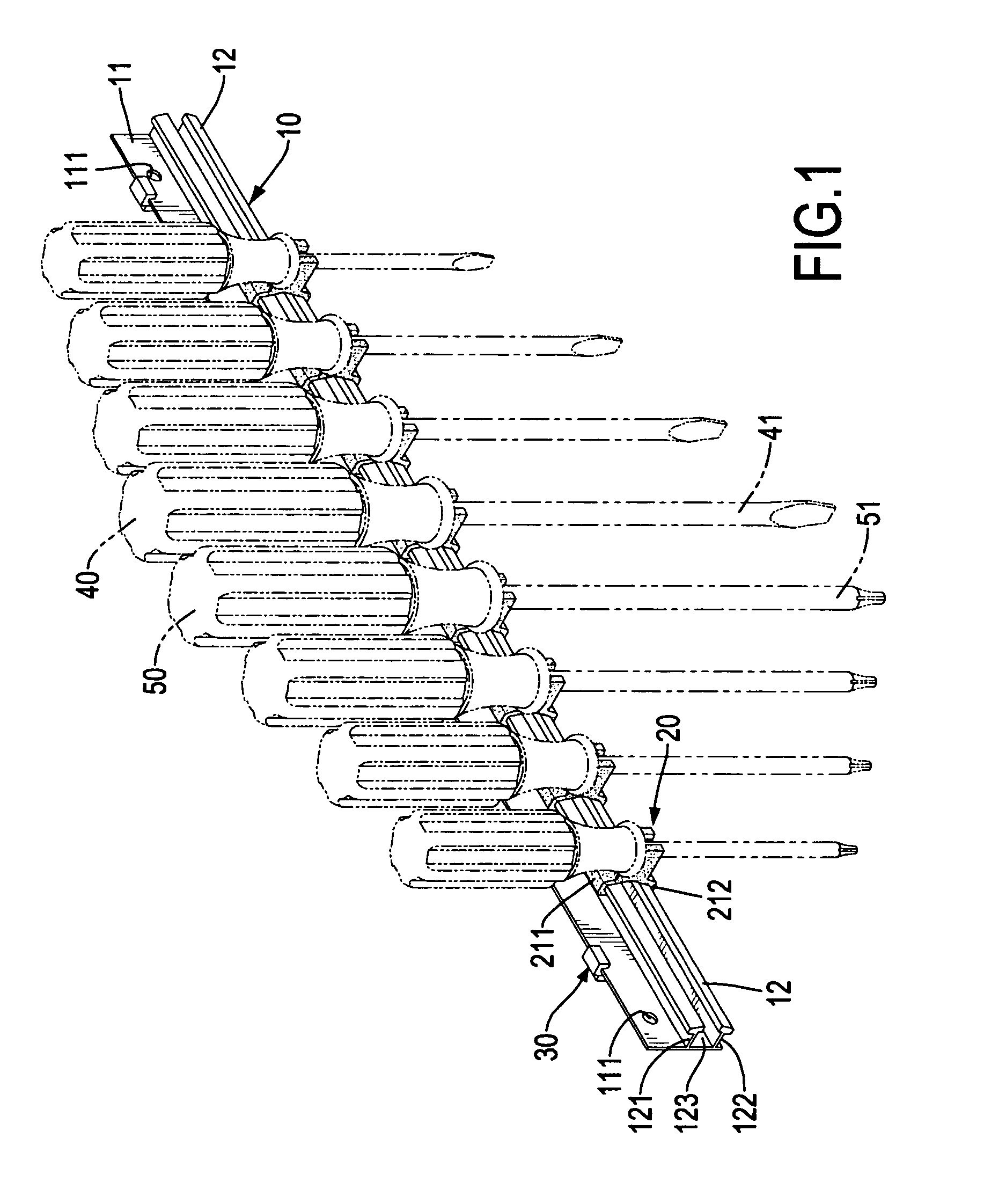 Tool suspension assembly