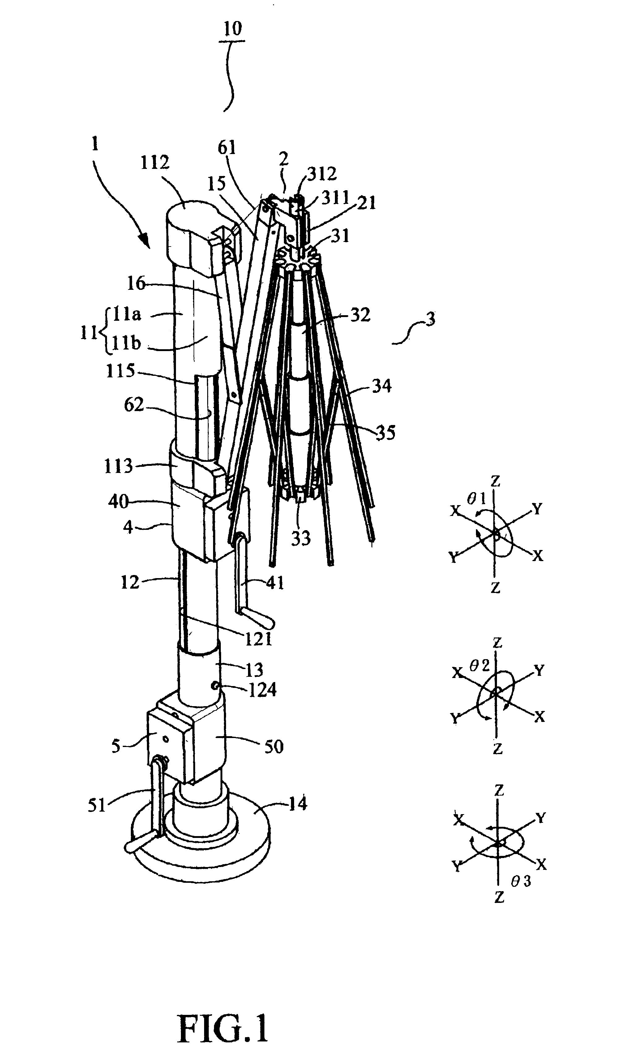 Outdoor used stand frame of an umbrella