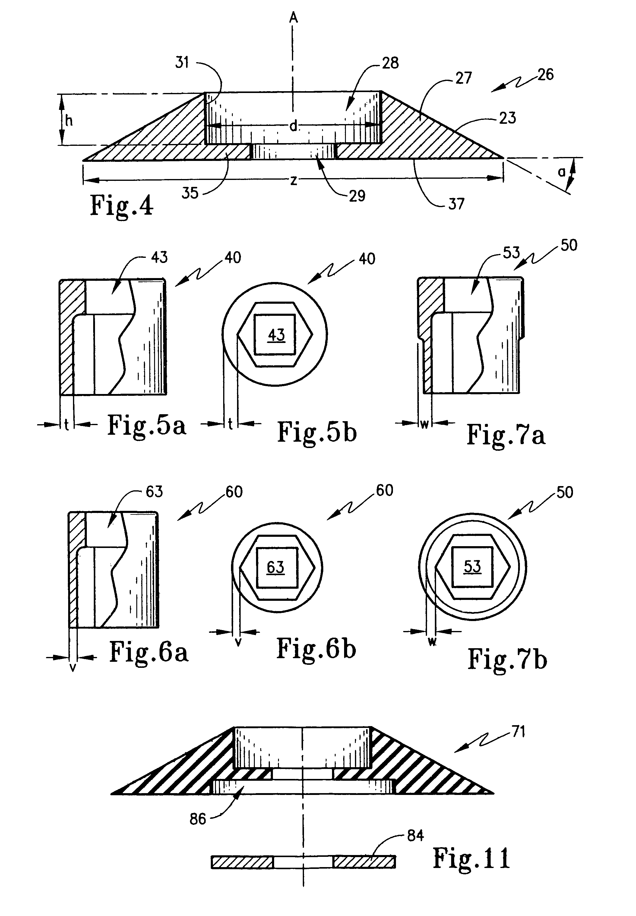 Security fastener, system for connection and method therefor