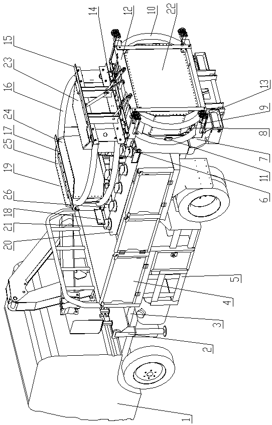 Heavy anti-collision buffer vehicle