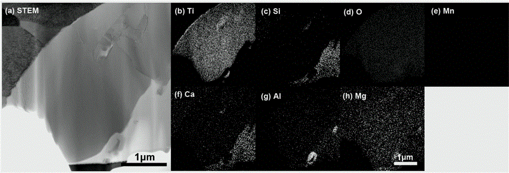 Method for in-situ processing and structural characterization of composite inclusion in steel