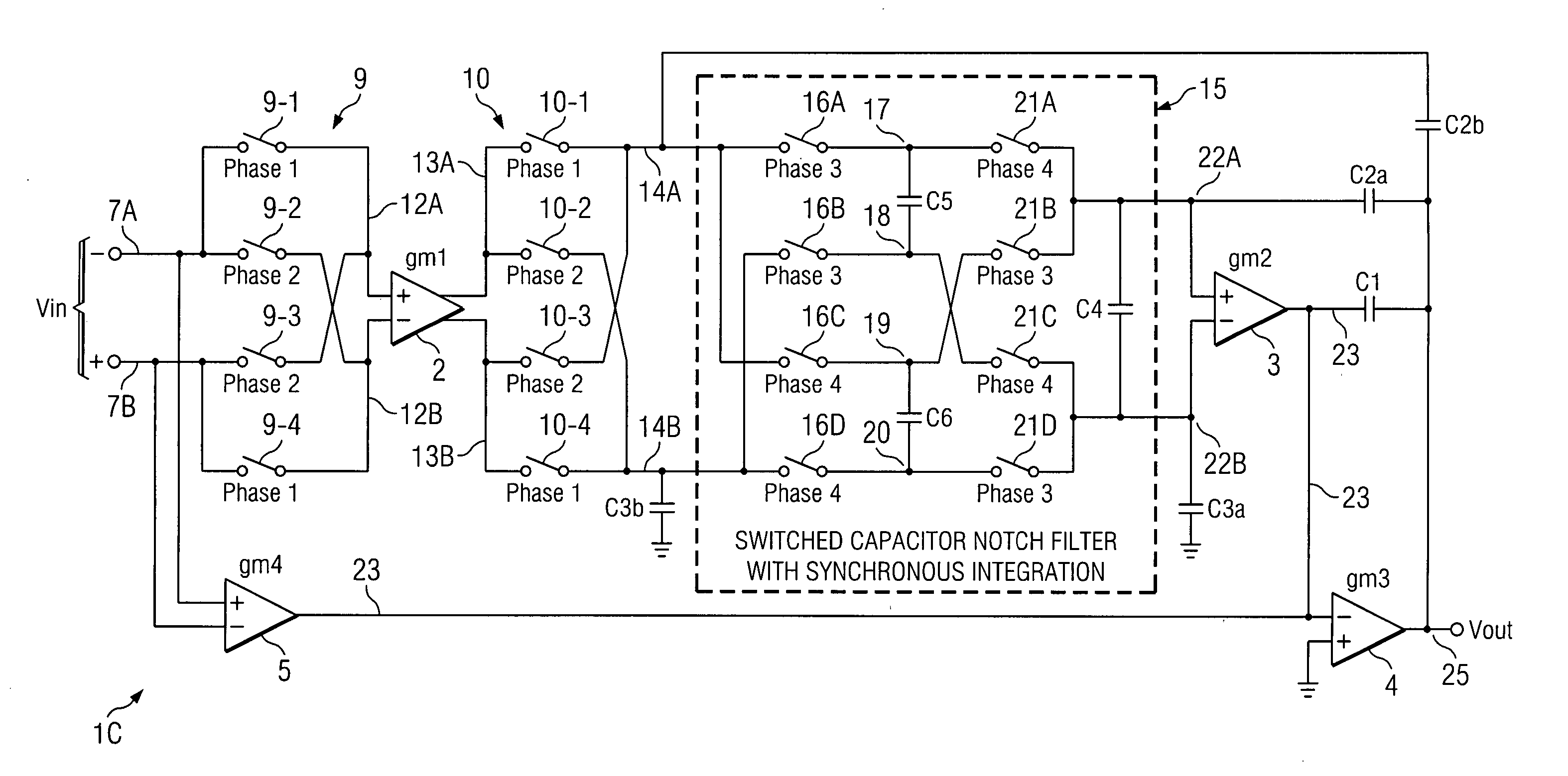 Notch filter for ripple reduction in chopper stabilized amplifiers