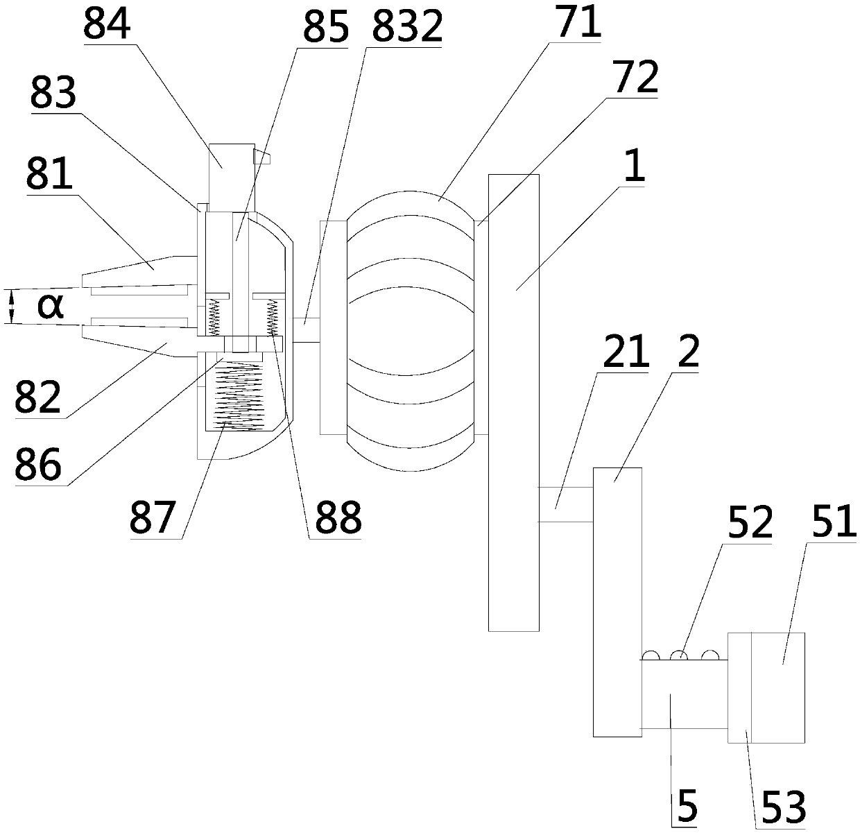 On-board mobile phone support convenient to install