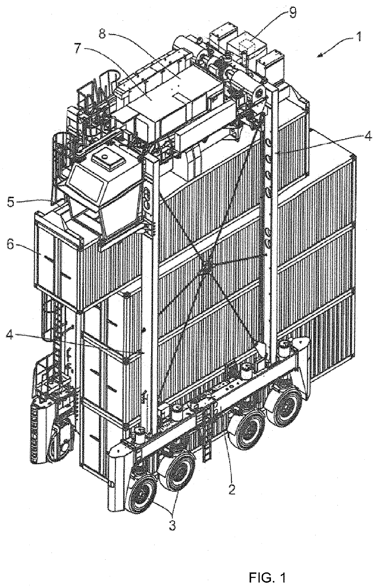 System having a secondary current generating assembly for the secondary conversion into electricity of exhaust gas heat from a primary current generating assembly