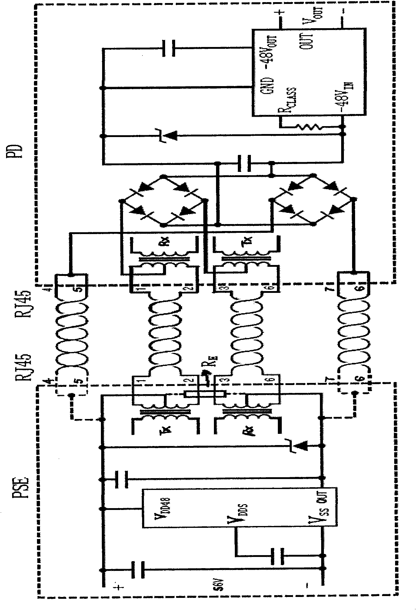 POE load detecting method and power supply terminal equipment