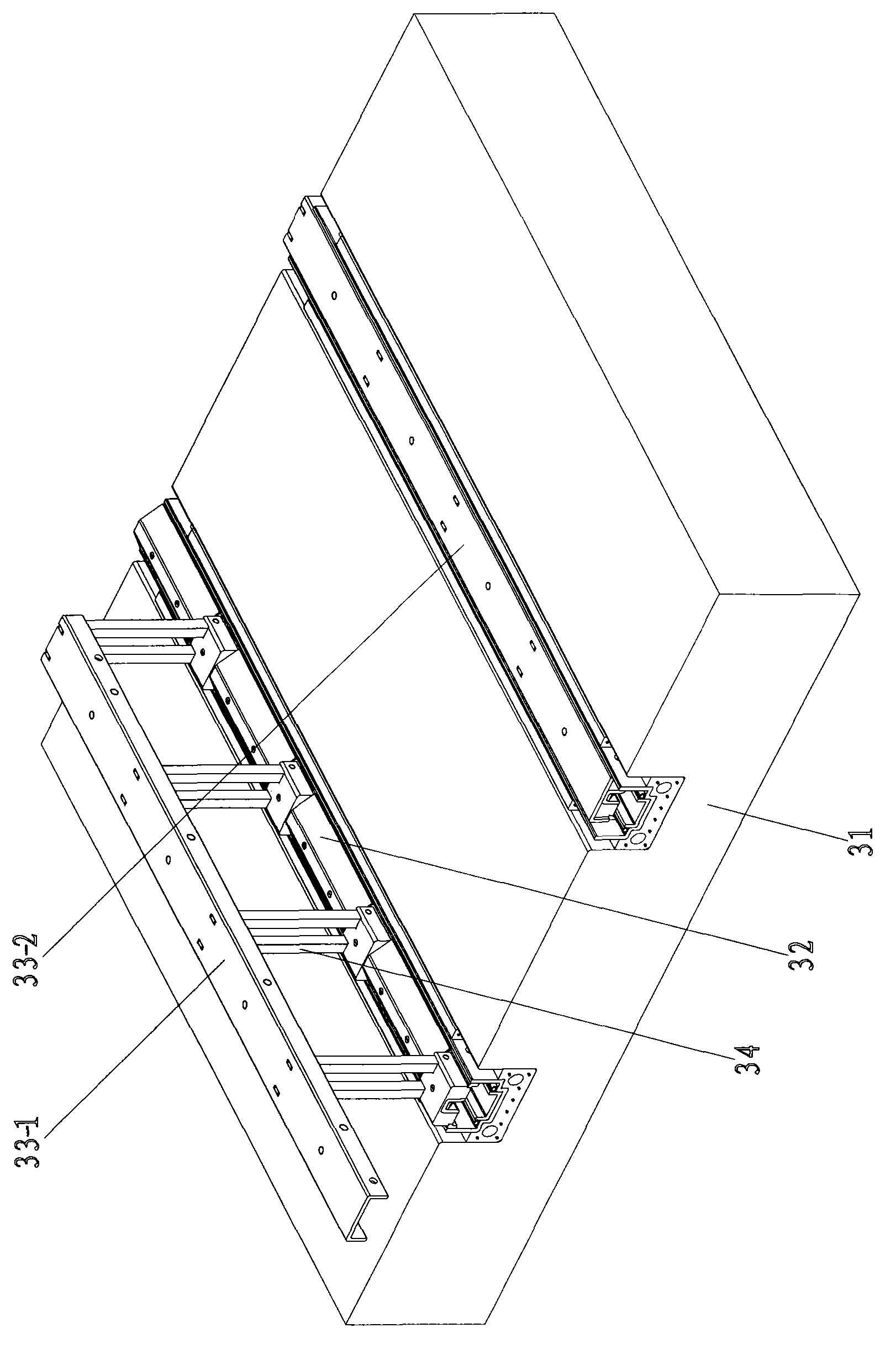 Lifting type movable separation fence with dustproof separation plate