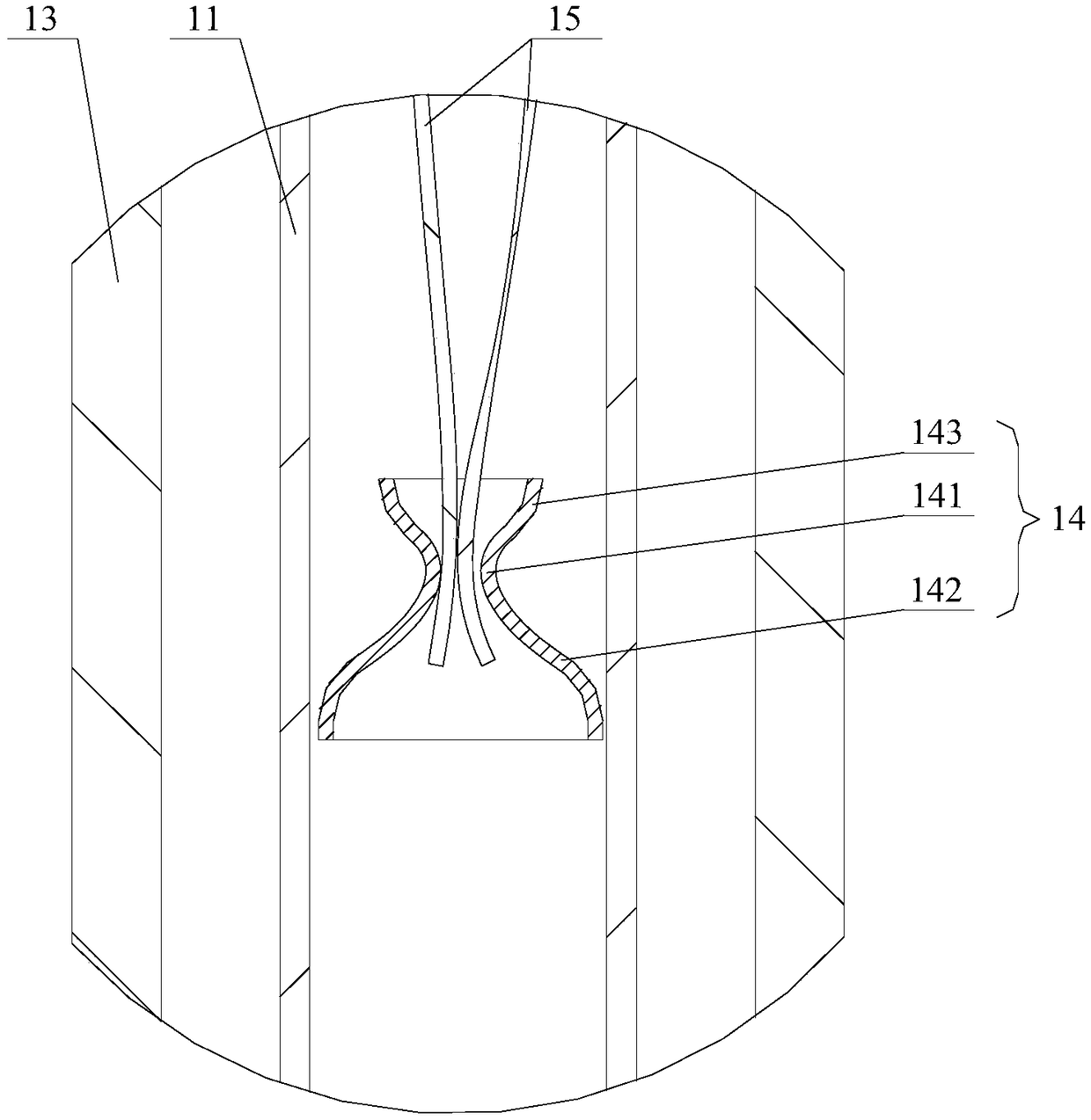 Cryoablation needle and system using same