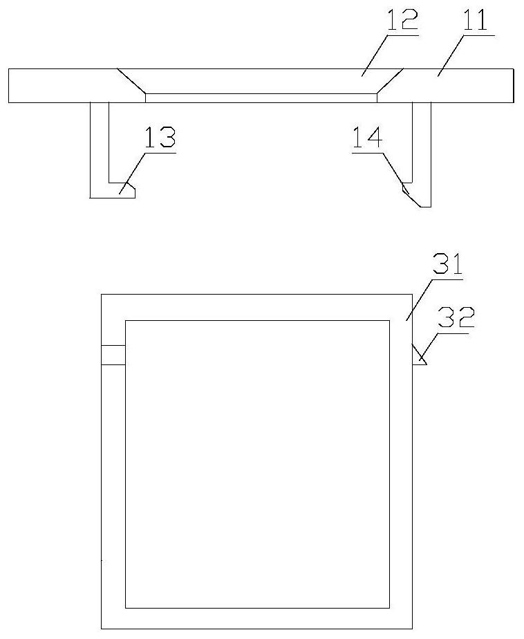 A rack-mounted fiber optic cable jumper storage box