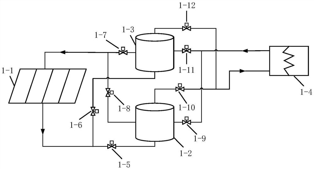 High-salinity wastewater flash evaporation and concentration system coupled with solar heat collection