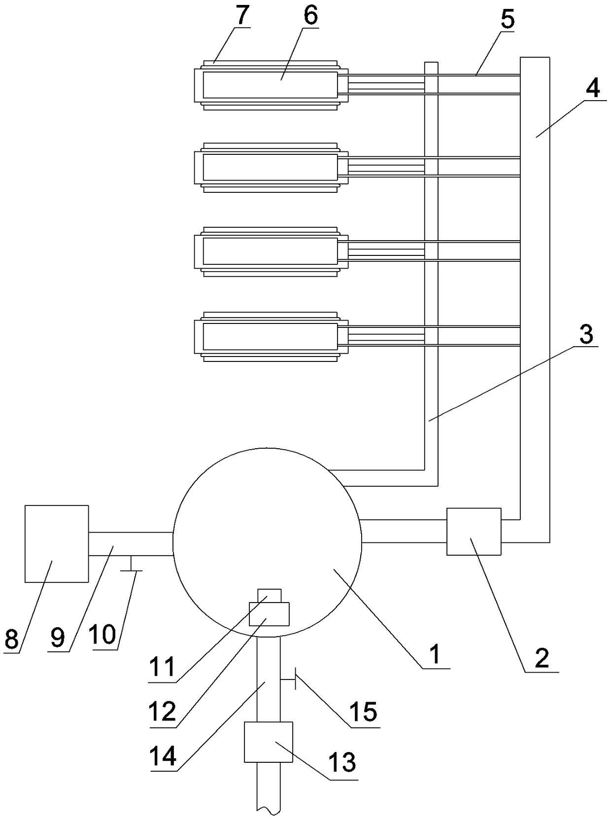 High-pressure mold storage system