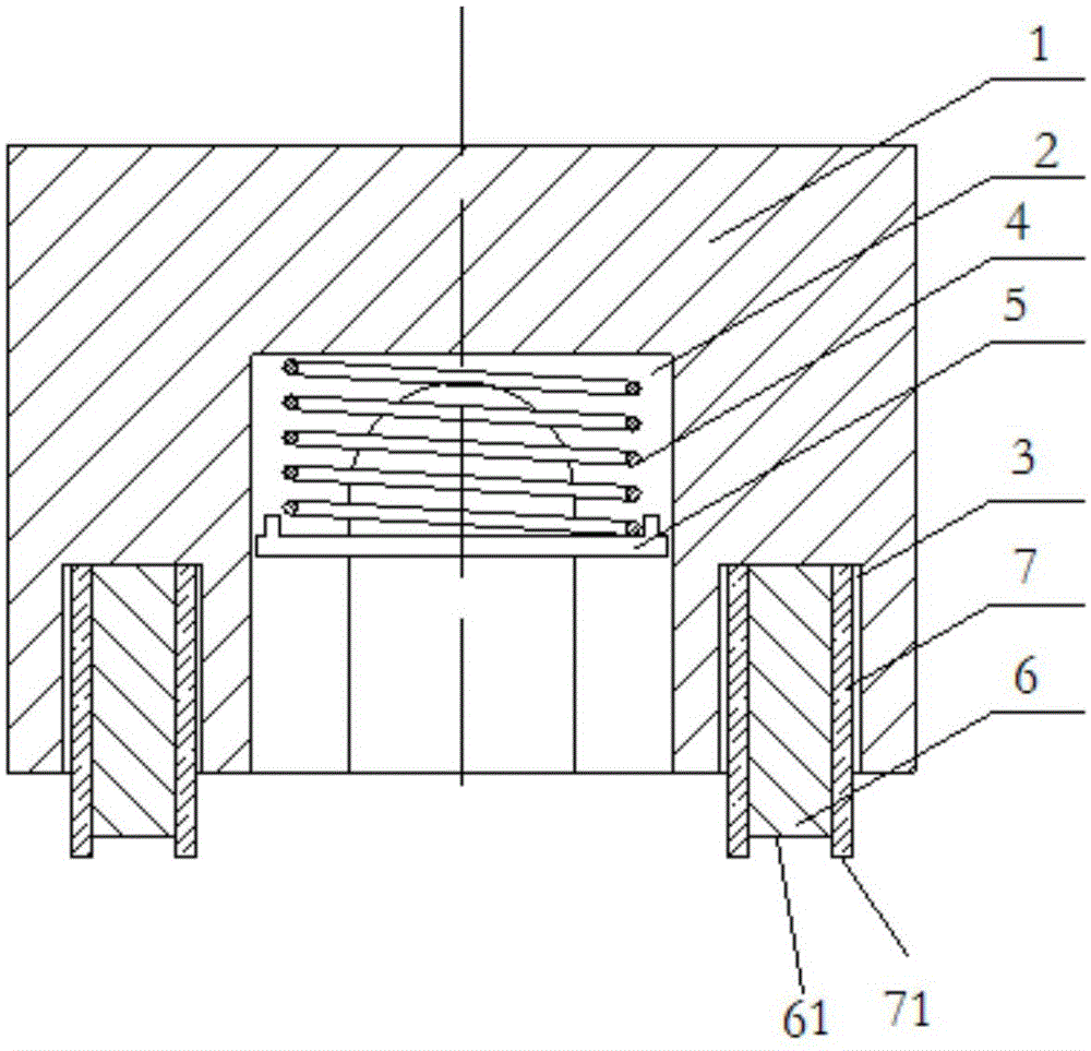 Sound emission detection sensor fixing device