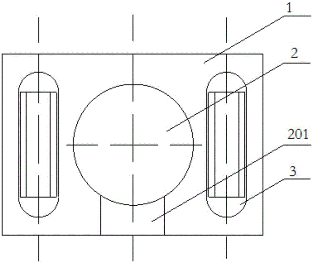 Sound emission detection sensor fixing device