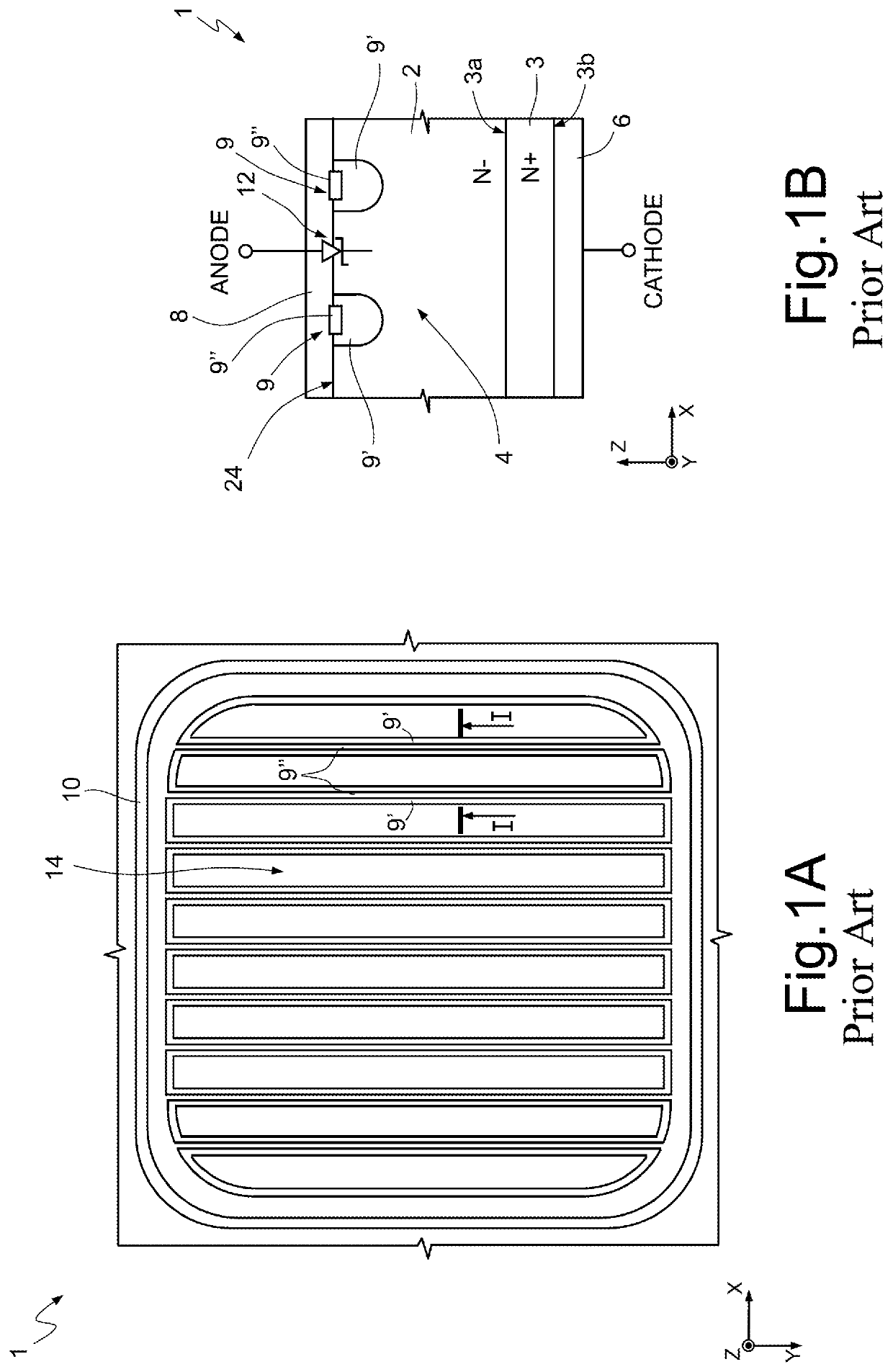 Semiconductor MPS diode with reduced current-crowding effect and manufacturing method thereof