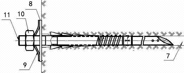 End-type multi-stage grout stopping plug of grouting anchor rod and use method thereof