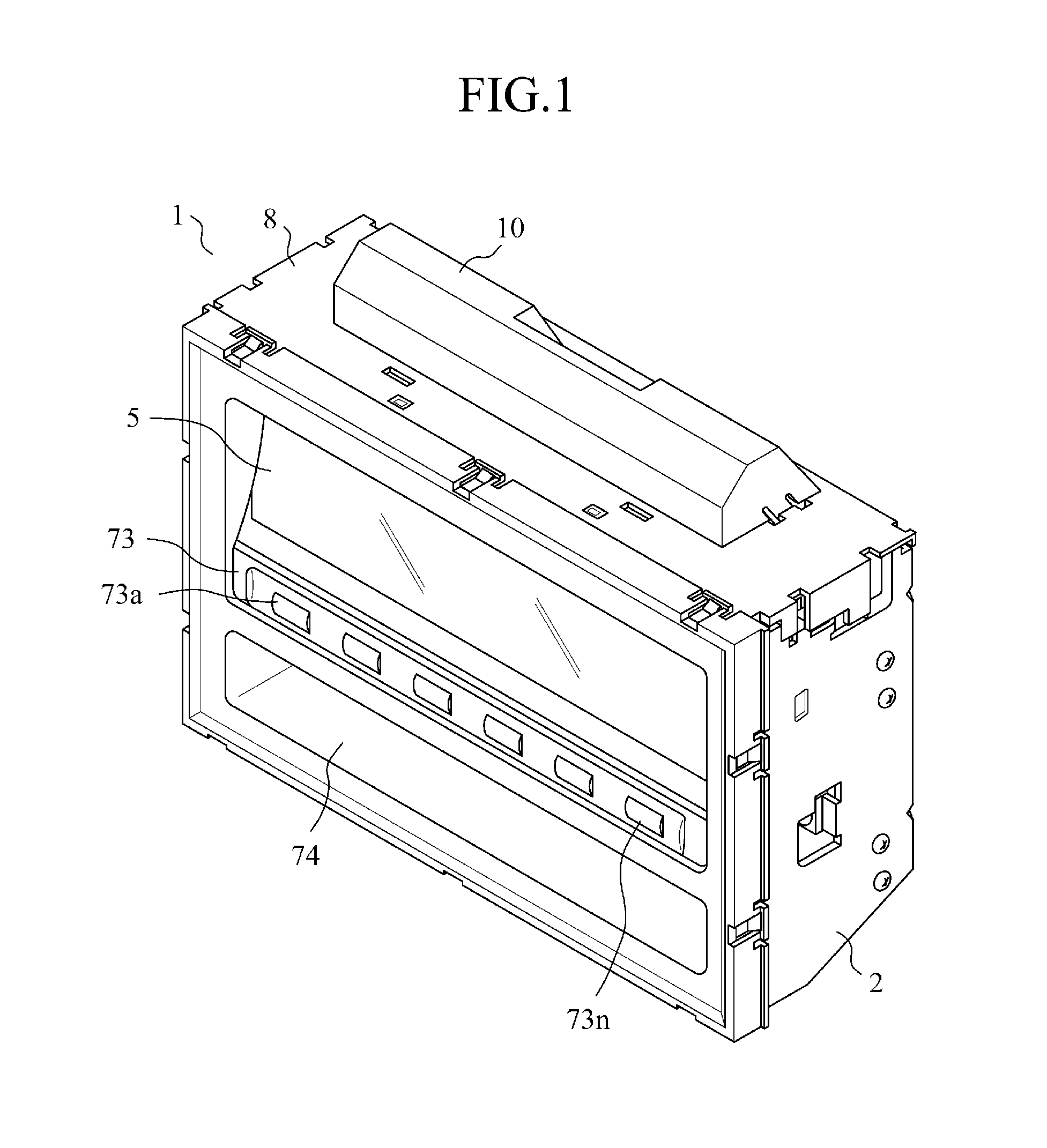 Structure for fastening metallic plate parts together