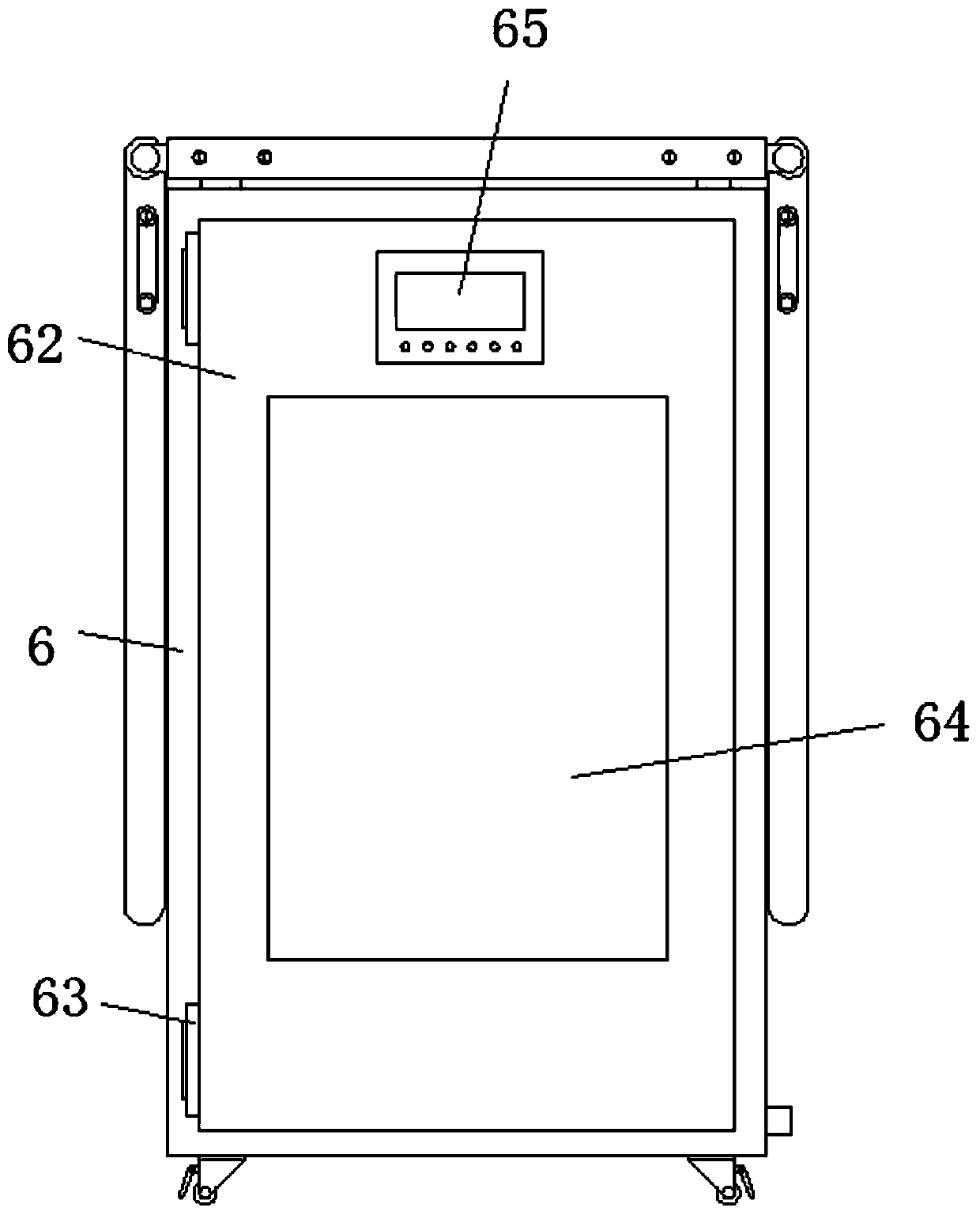 Washing, drying, disinfecting and mounting integrated device for medical instruments