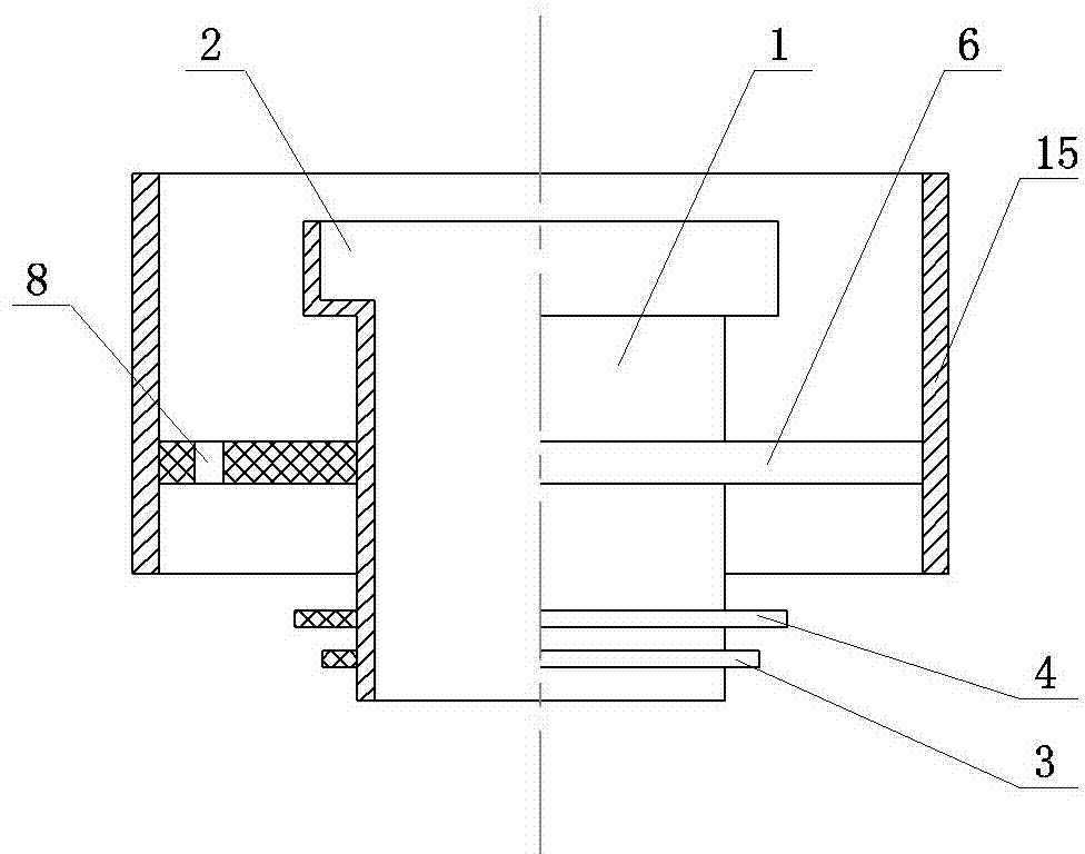 Inside-outside integral docking type same-well pumping and recharging device for water source well of water source heat pump type central air conditioning