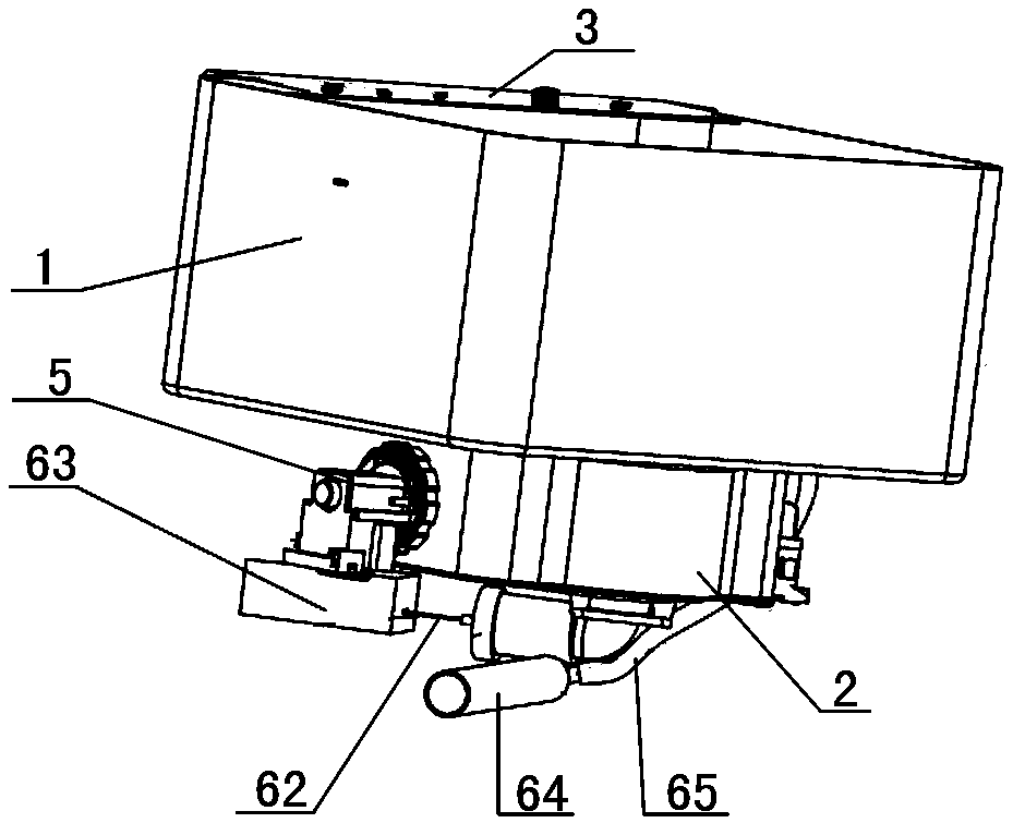 Purifying machine with rapid and automatic water draining system and application method thereof