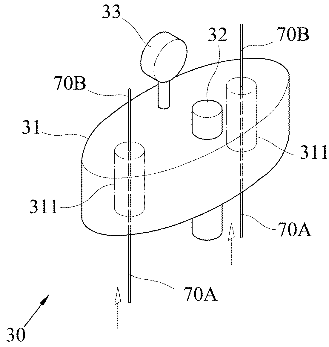 Carbon fiber manufacturing apparatus