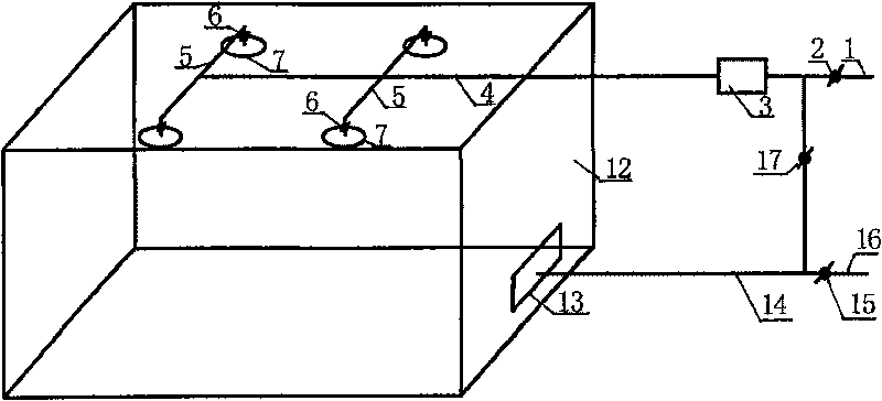 Wave type supply air system