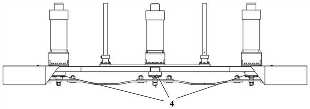 Electrically-controlled embedded liftable mowing platform