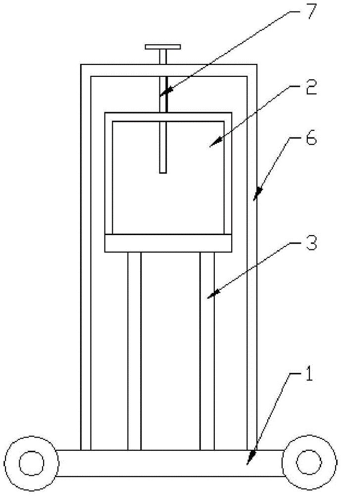 A method for controlling the top surface line shape of concrete foundation bed