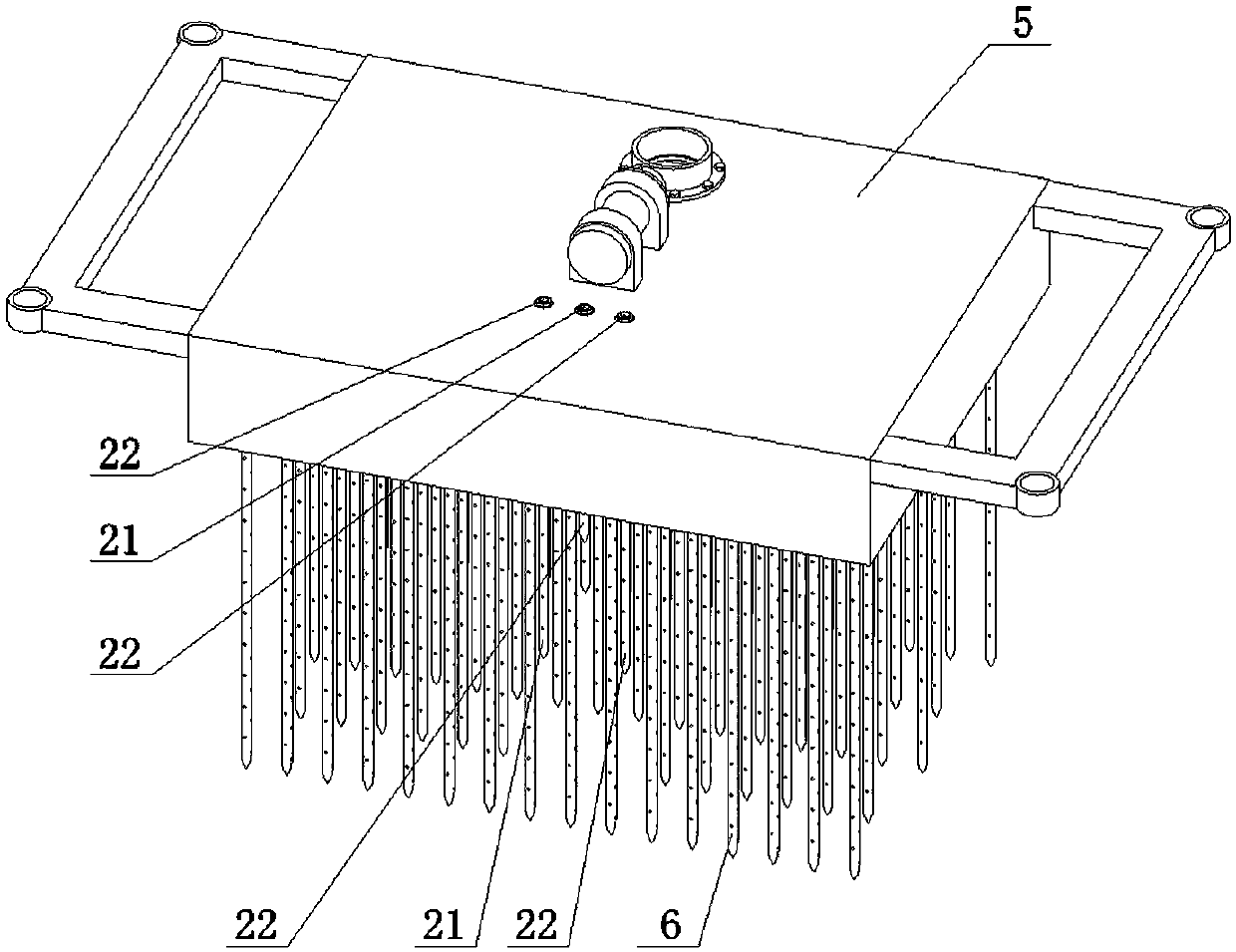 Straw bale drying equipment