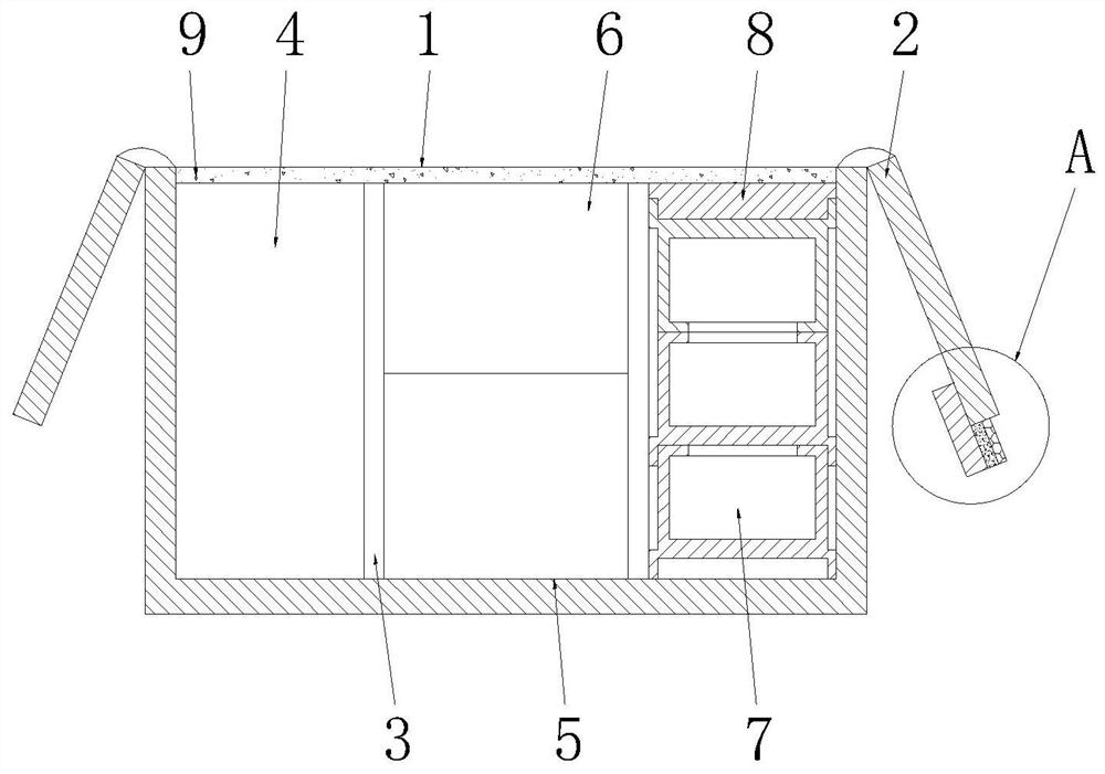 Combined carton based on in-built reinforcement technology