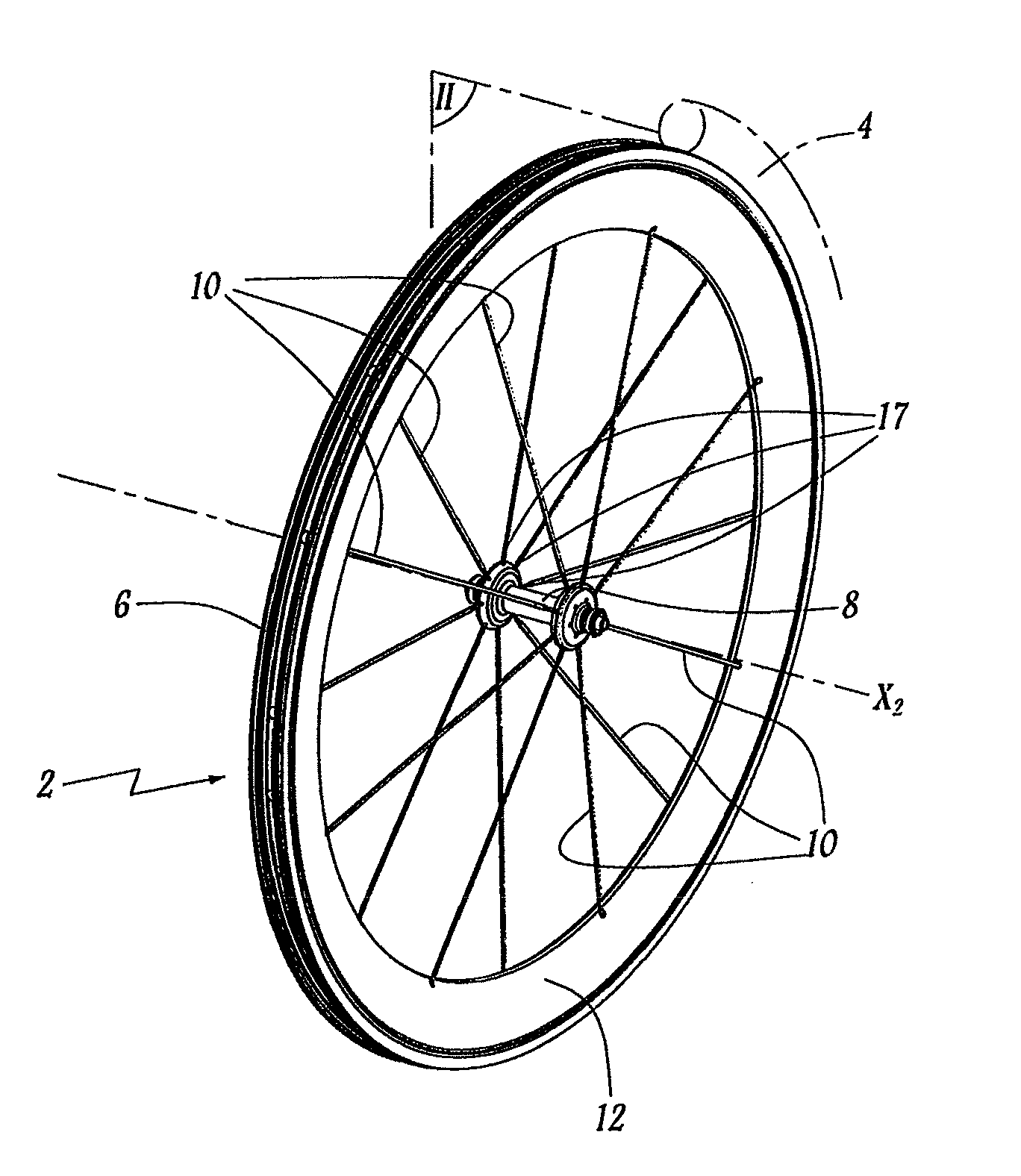 Cycle wheel and methods for manufacturing such a wheel