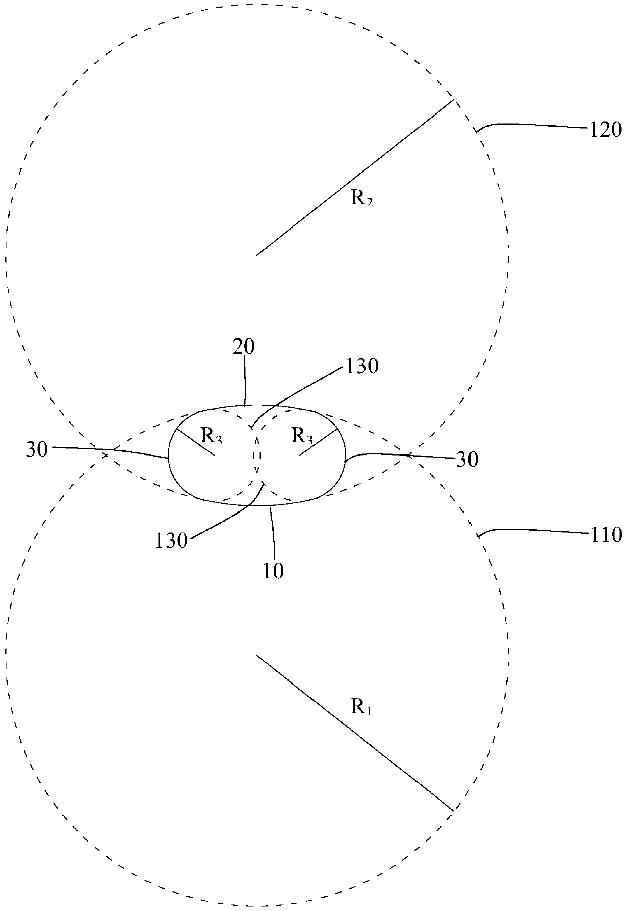 Segment structure applicable to quasi-rectangular shield tunnels