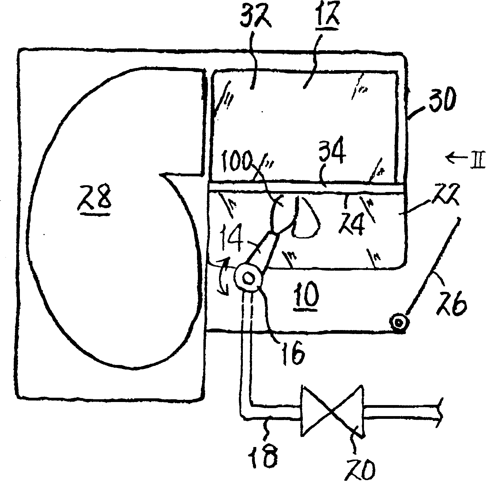 Hydrogen oxygen mixed gas burner