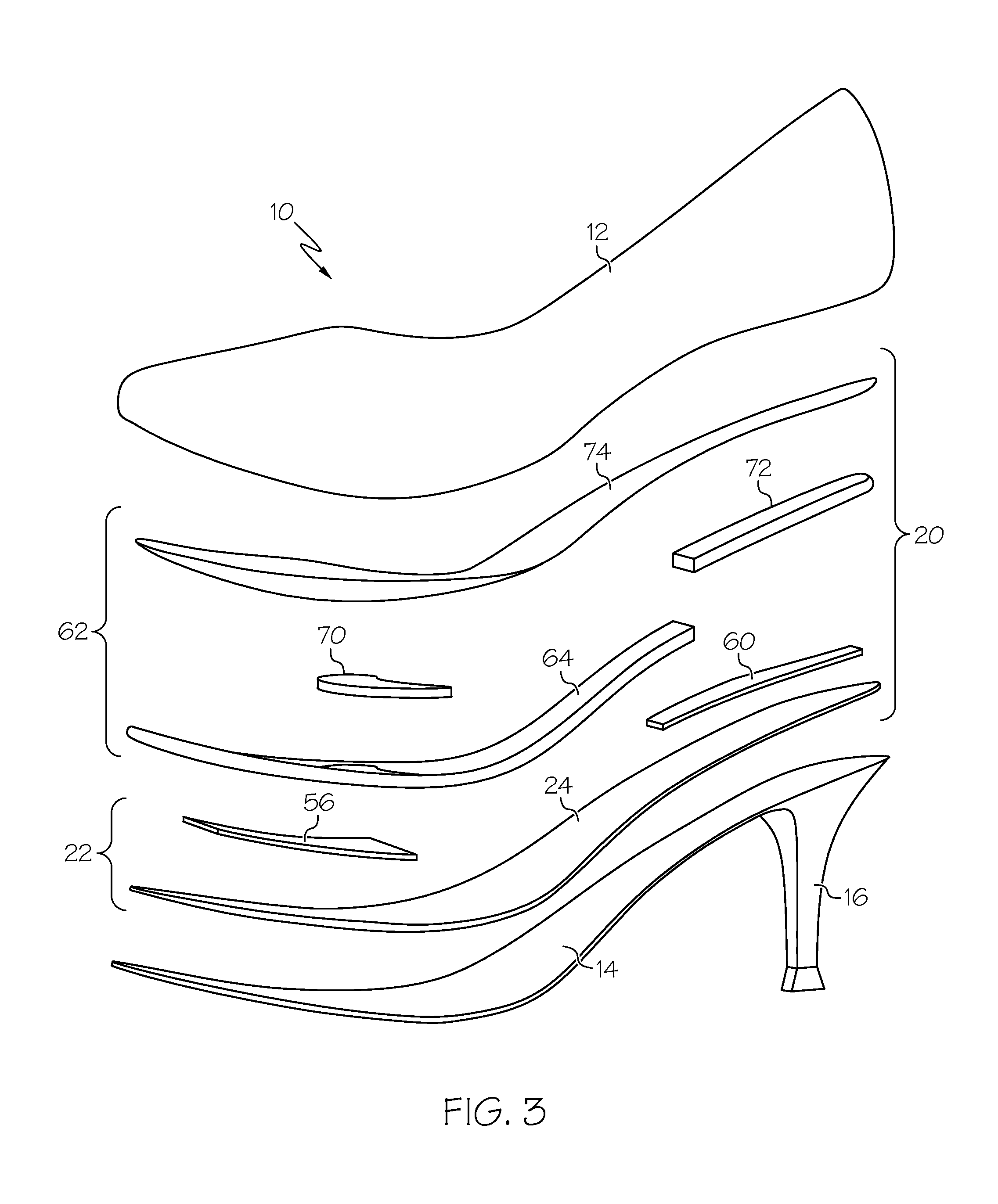 Footwear with insole system