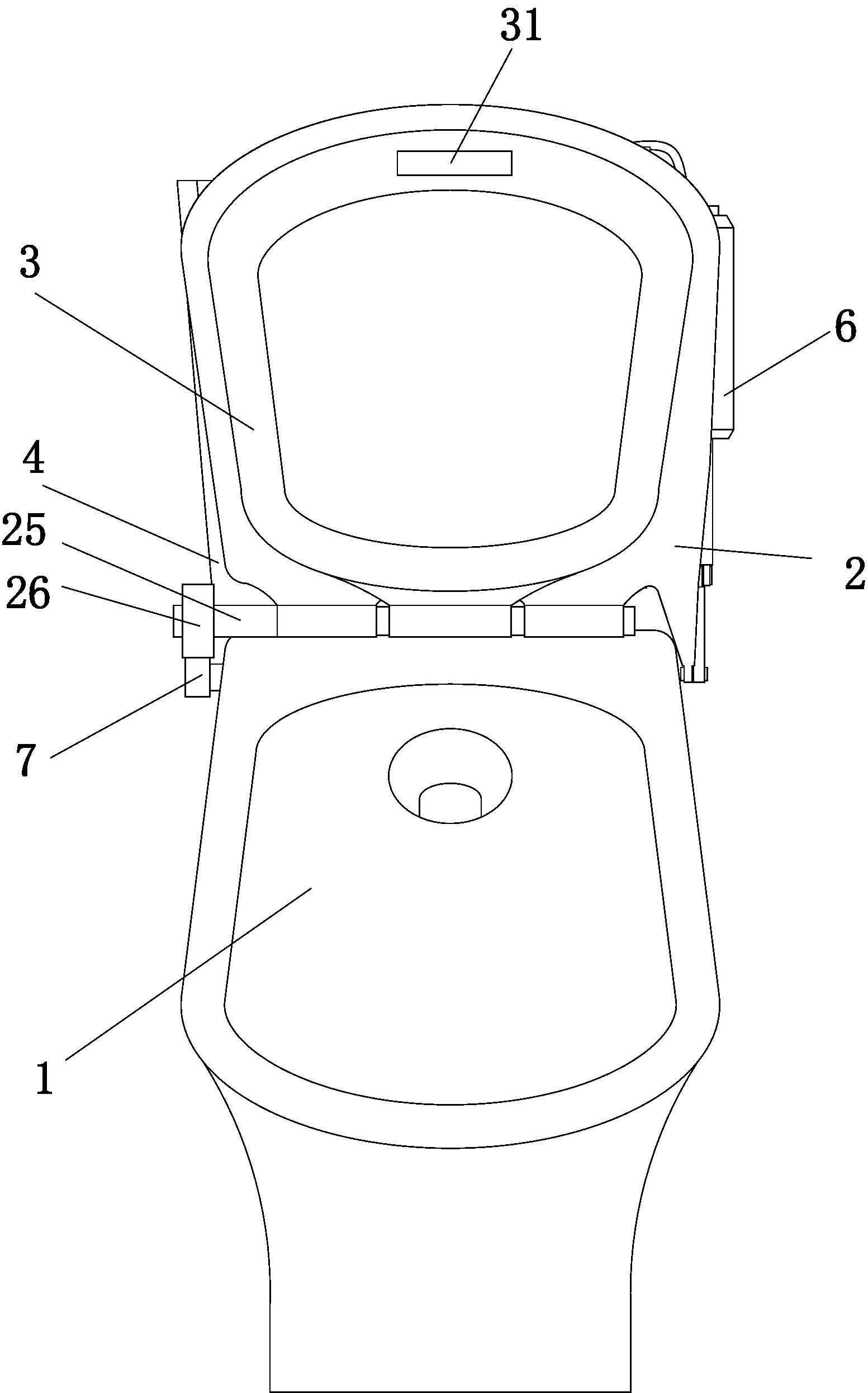 Automatic flush toilet