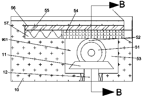 Food grain grinding and mixing device