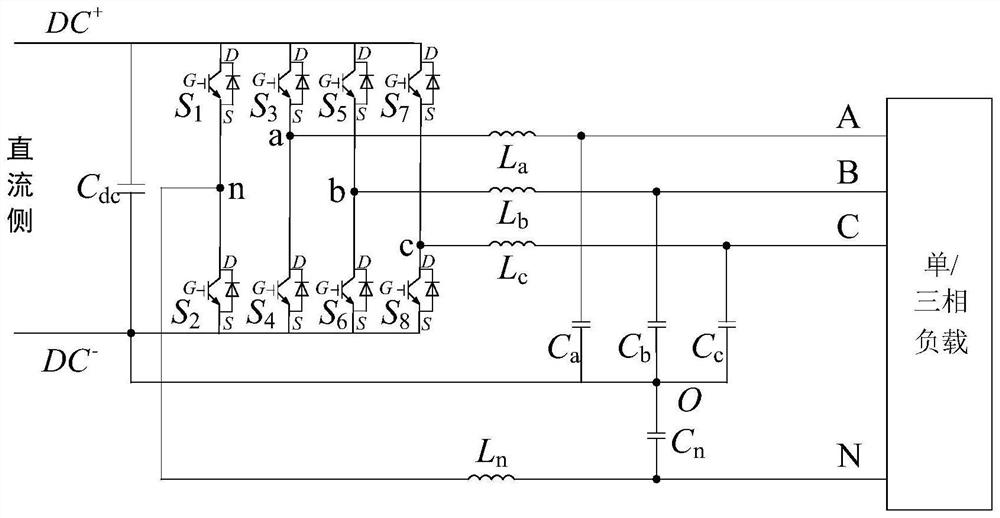 An improved three-phase four-leg topology for active power decoupling