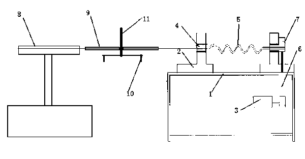 Metal capillary tube straightening device