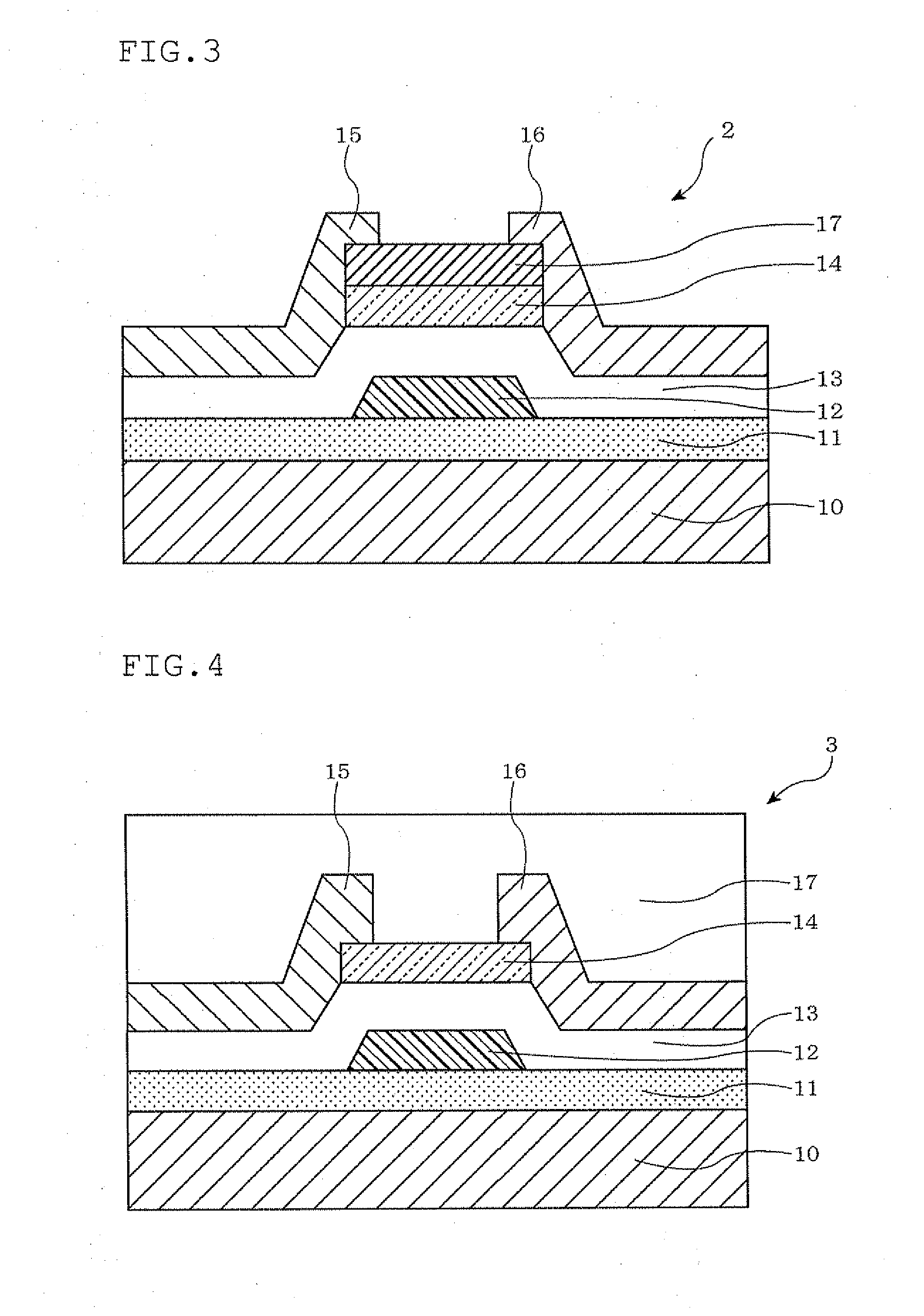 Oxide semiconductor field effect transistor and method for manufacturing the same