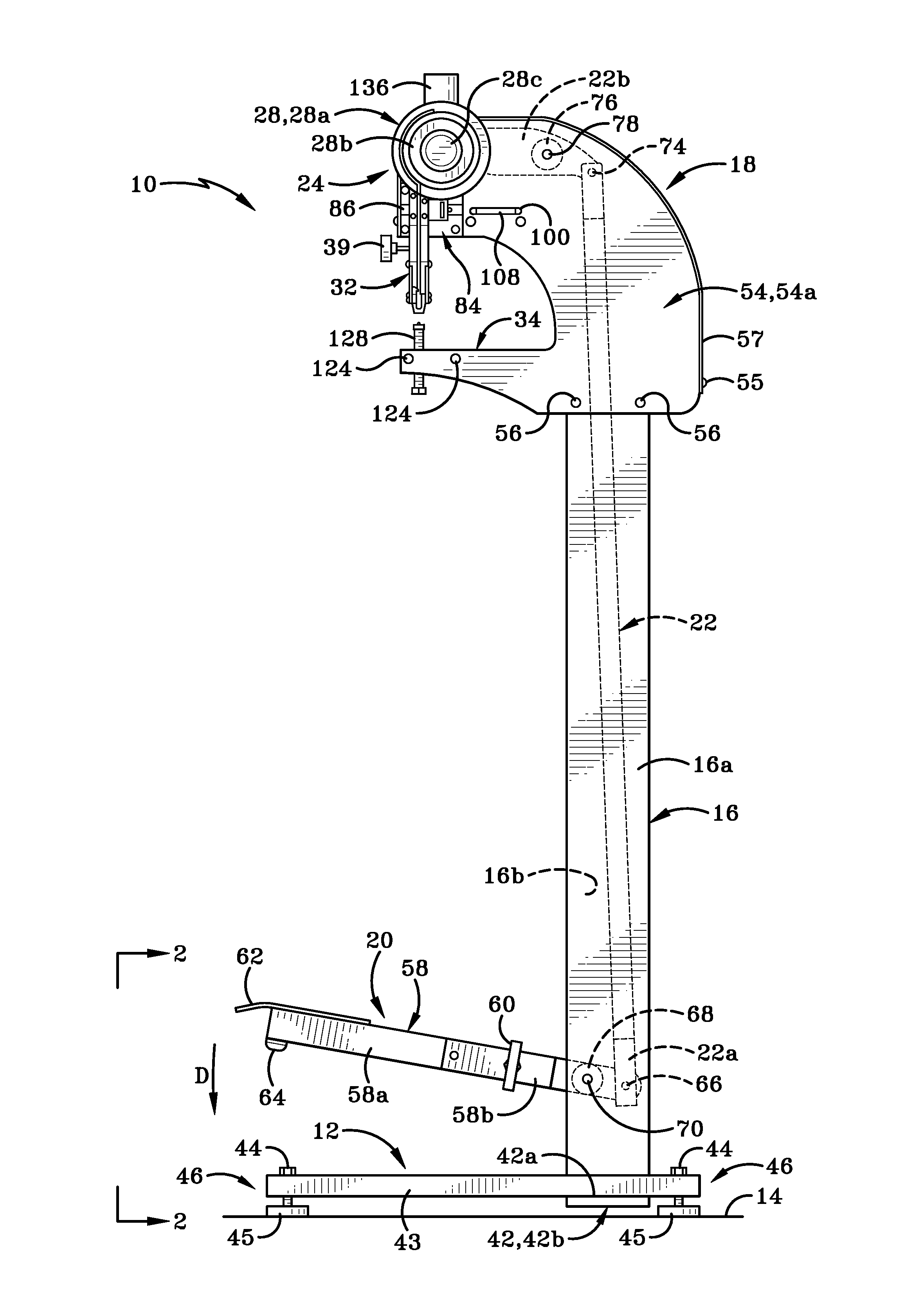 Feed assembly for a riveting machine and a method of operation of the same