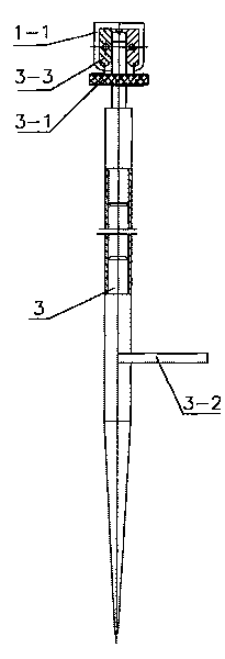 Portable erosion gully measuring instrument