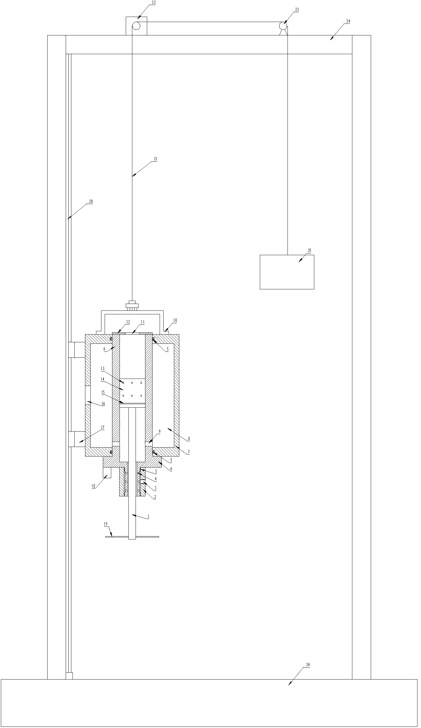 High-precision constant force suspension device