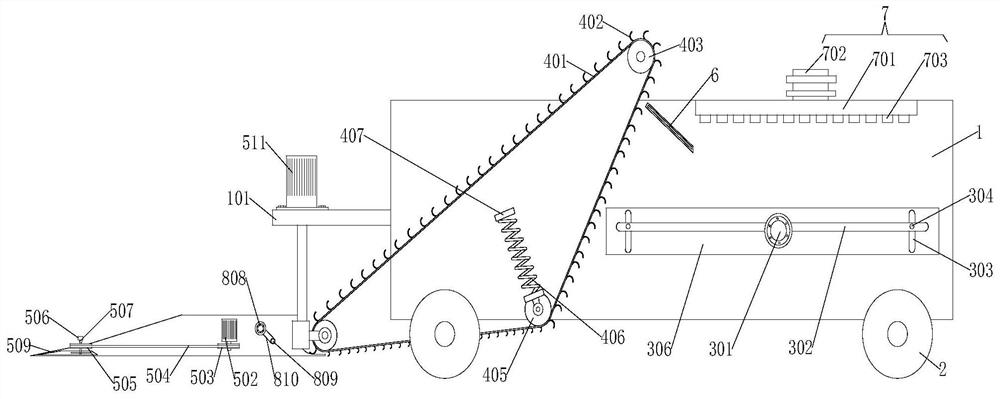 A kind of auxiliary device for mushroom planting and harvesting