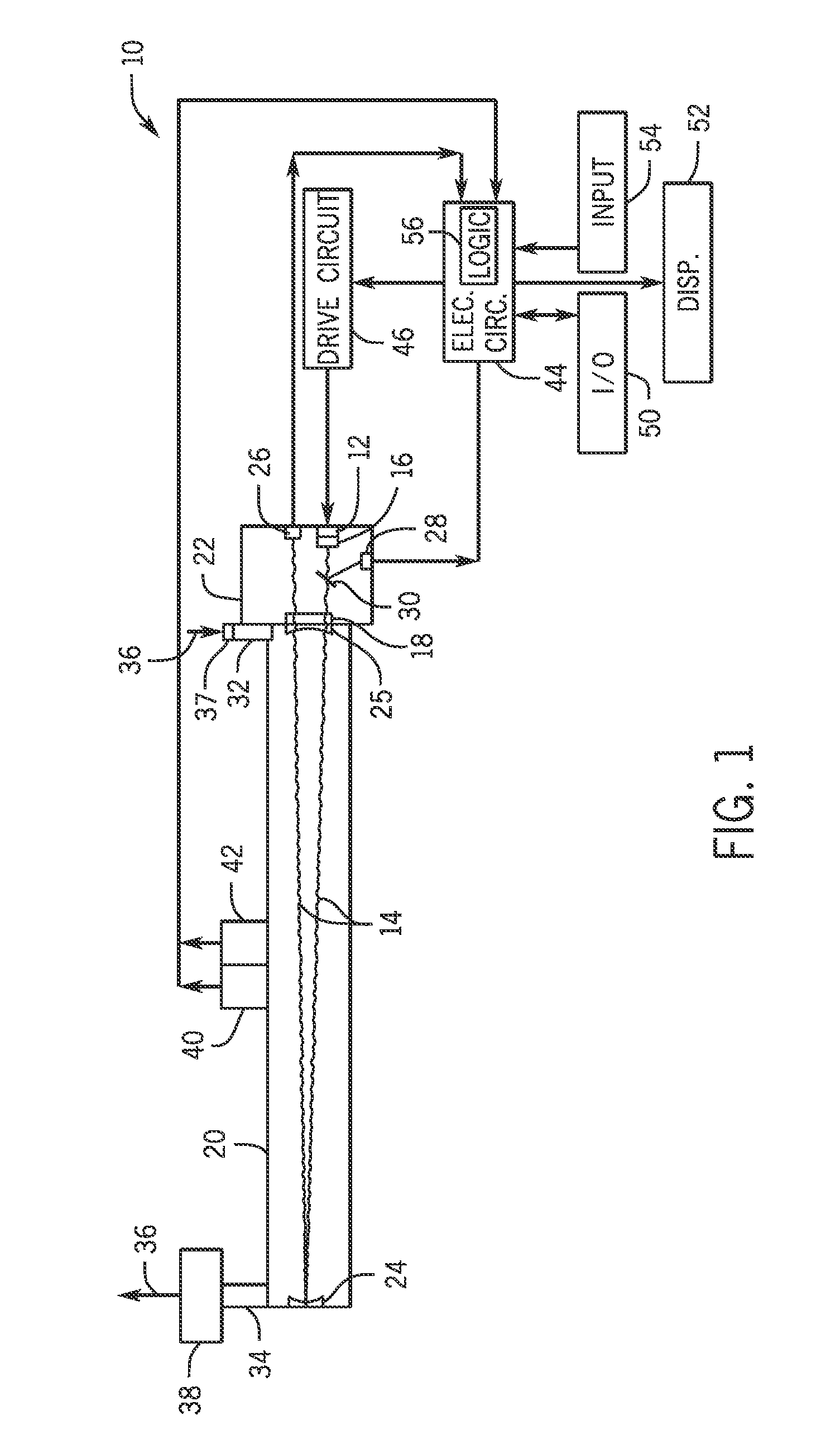 Method and system for detecting moisture in a process gas involving cross interference