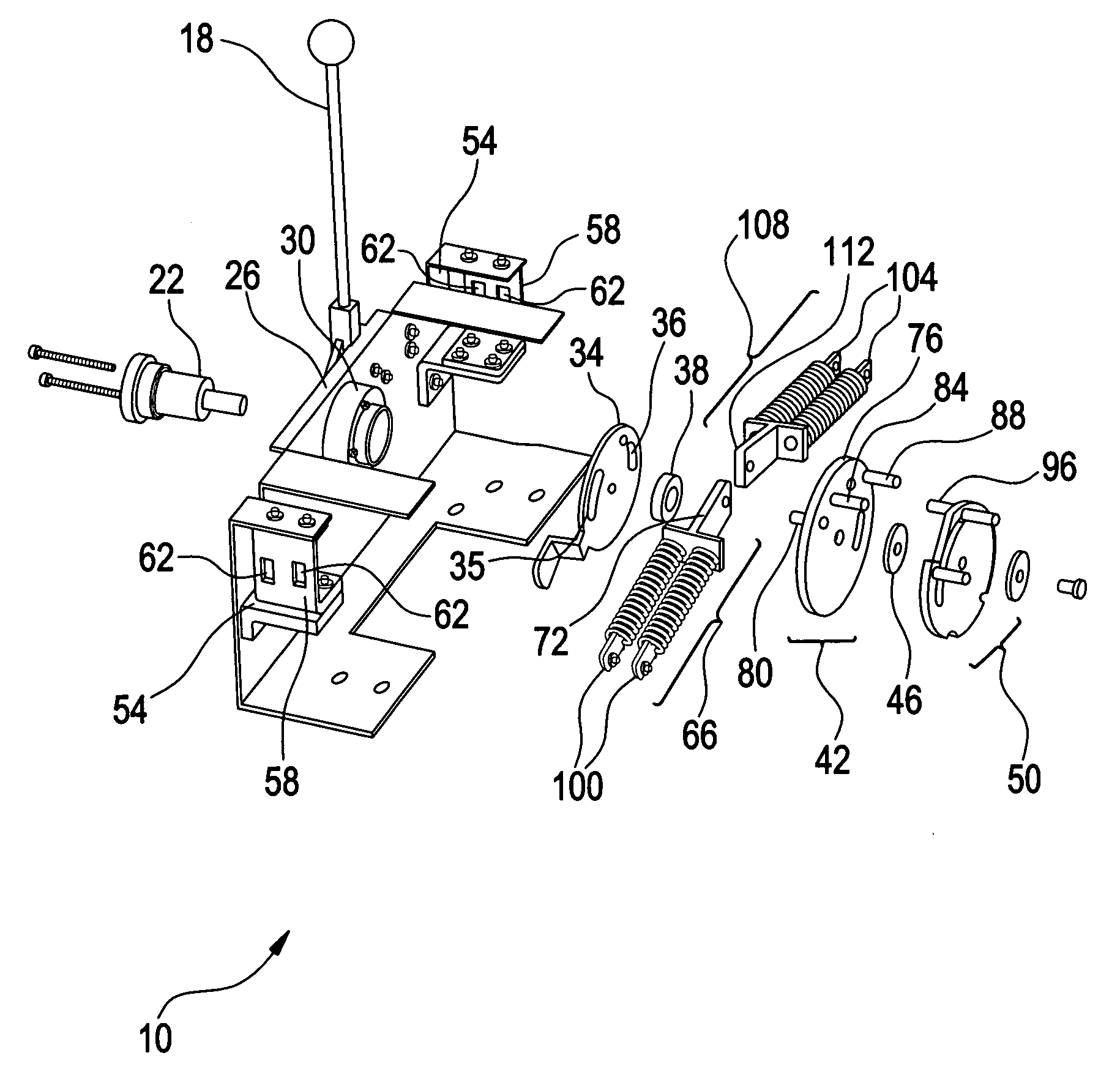 Method and apparatus for achieving three positions