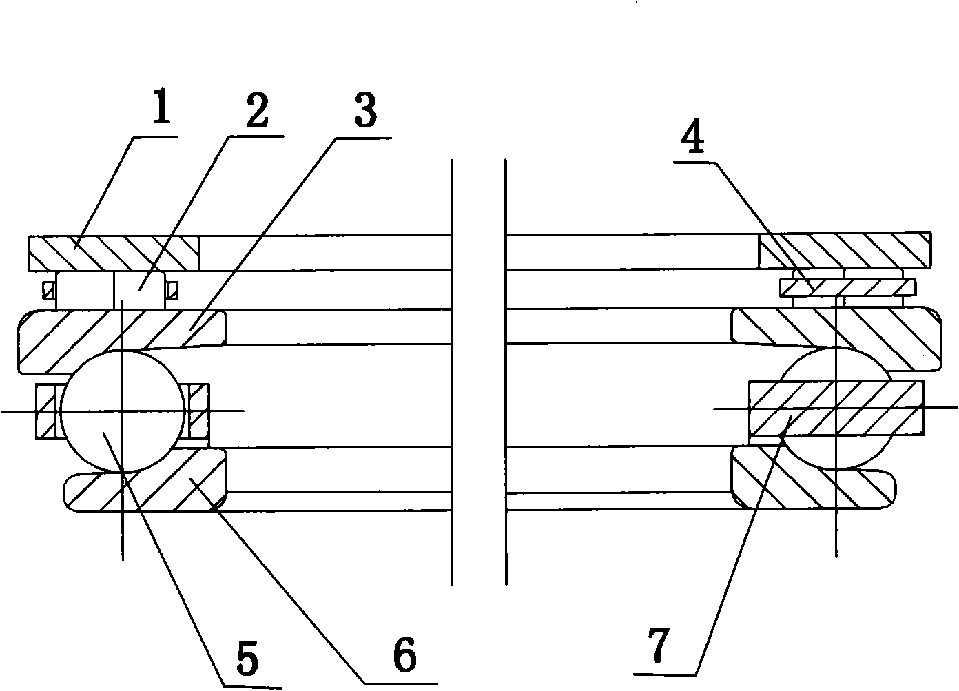 Combined bearing