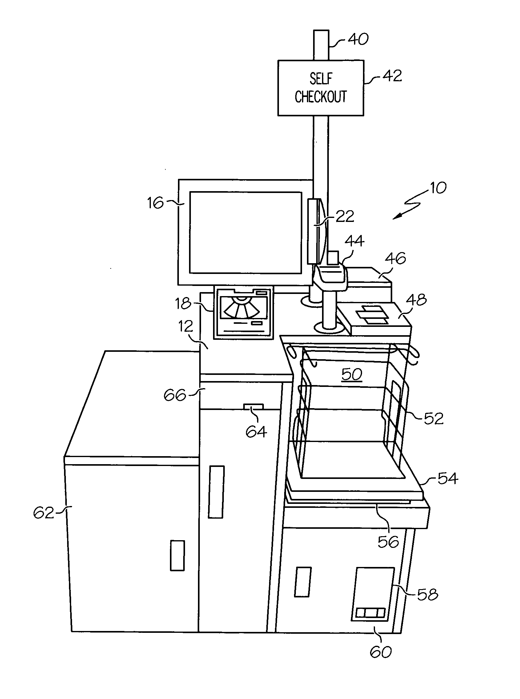 Convertible self-checkout system