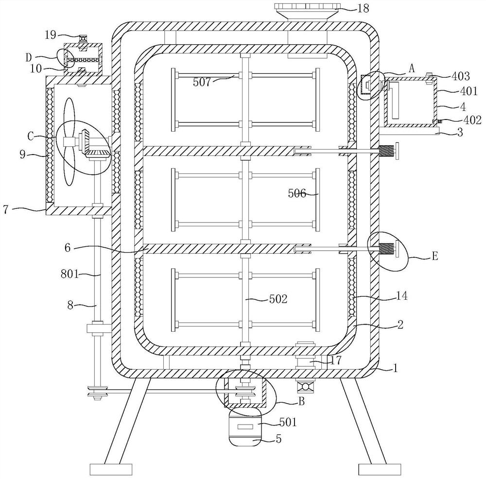 Rice storage device for rice production