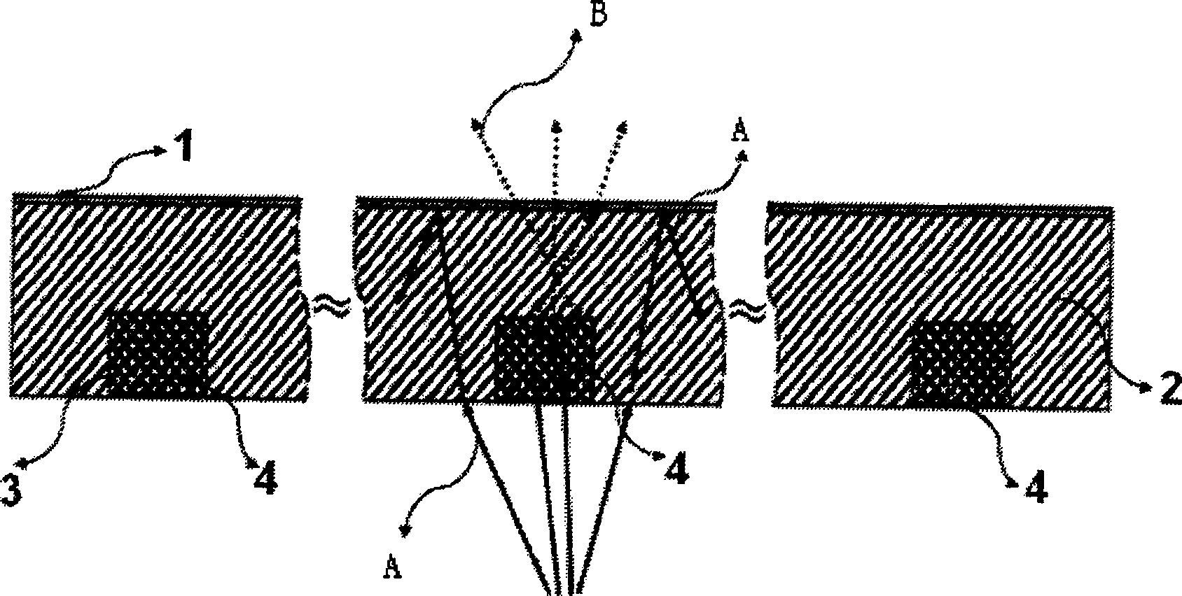 Method for coating LED excited fluorescence powder