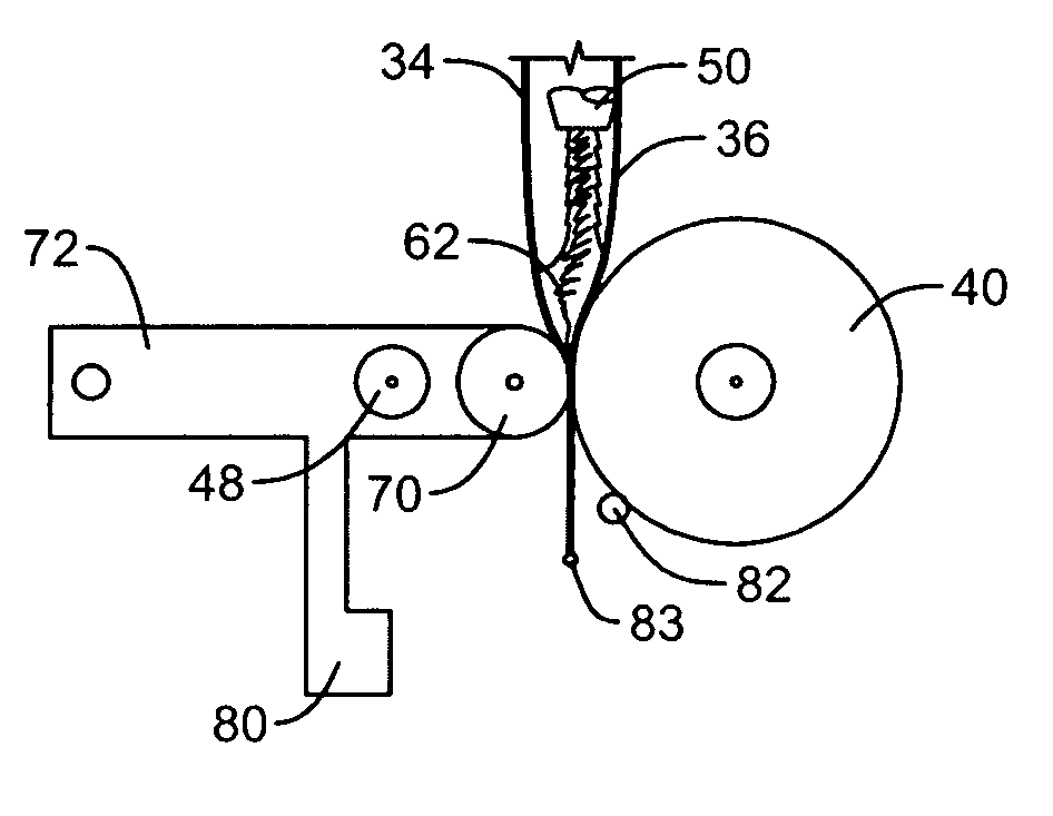 Method and apparatus for making foam-in-place cushions with selective distribution of foam