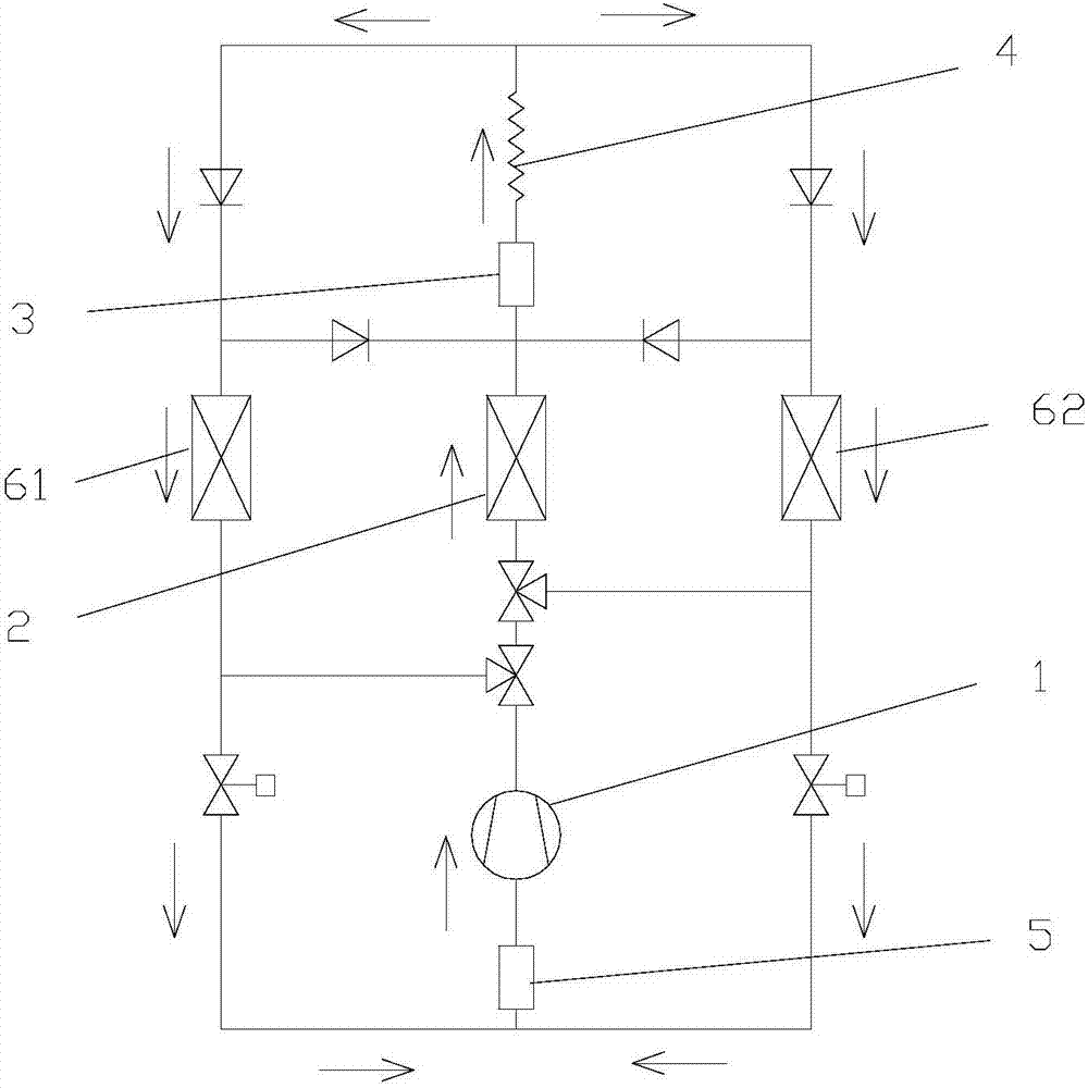 A control method for an automatic frosting system of an air-cooled refrigerator