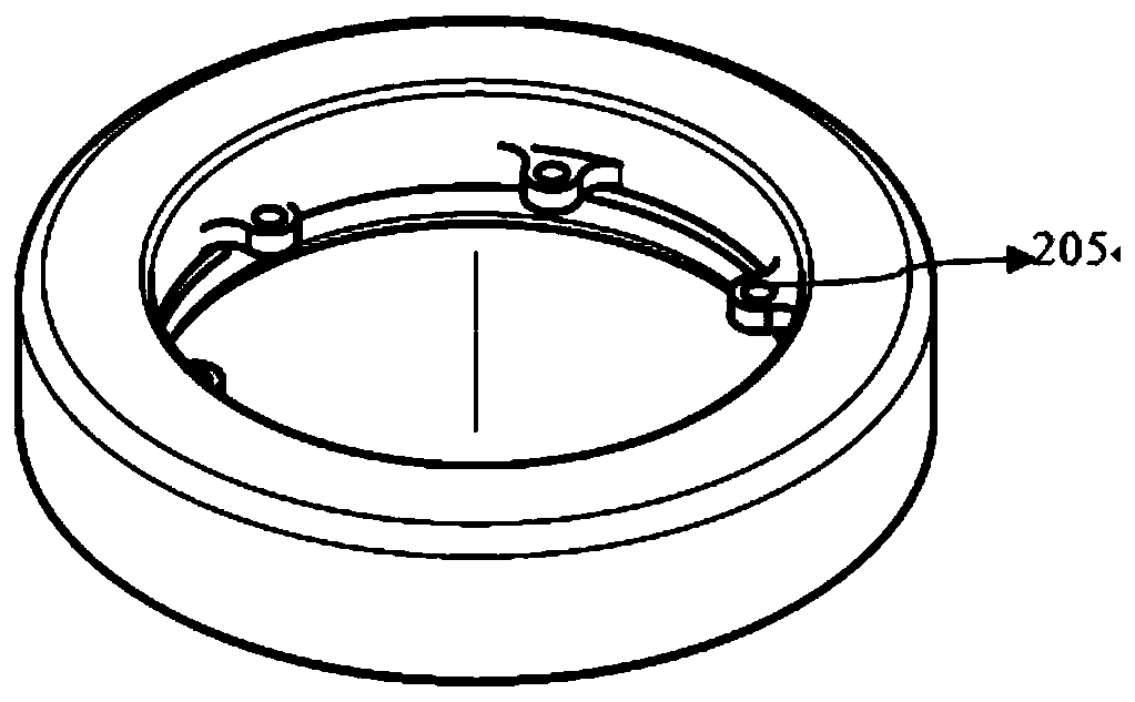 Optical fiber ring packaging structure